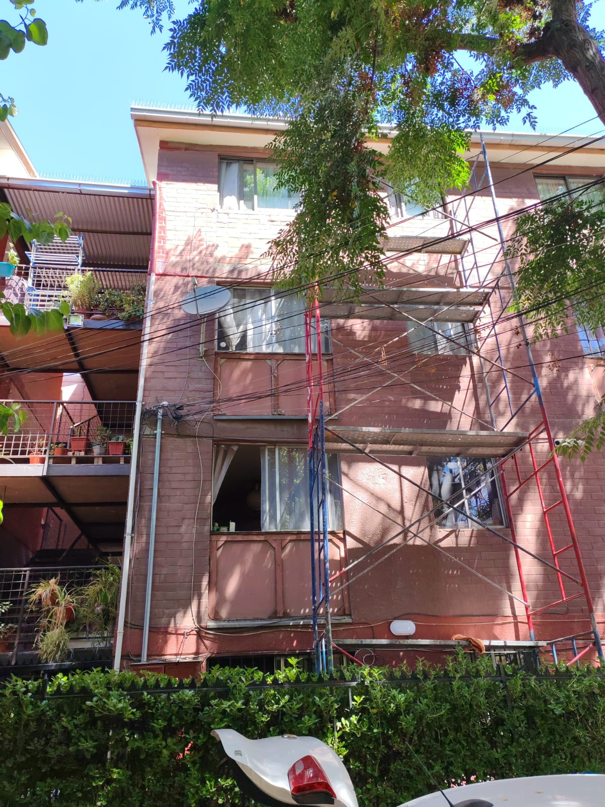 Pintura Fachada Edificio antes